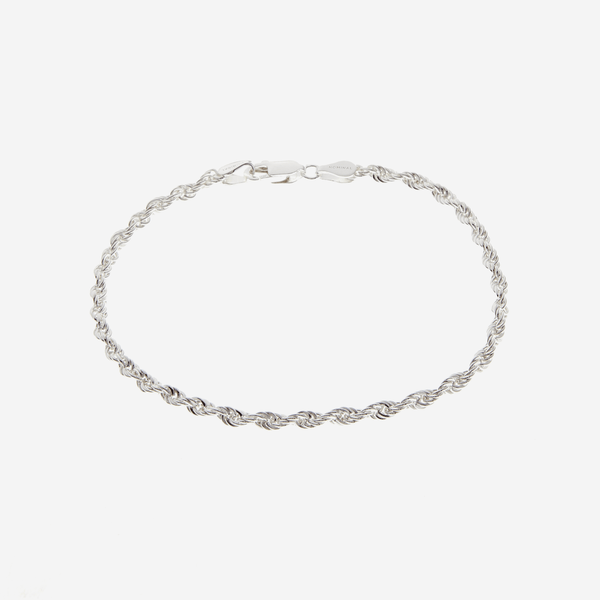 Rope Chain Bracelet  | Sterling Silver - Nominal