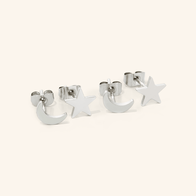 Galaxy Stud Earrings | Set of 4 - Nominal