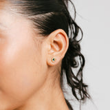 Paisley Enamel Studs