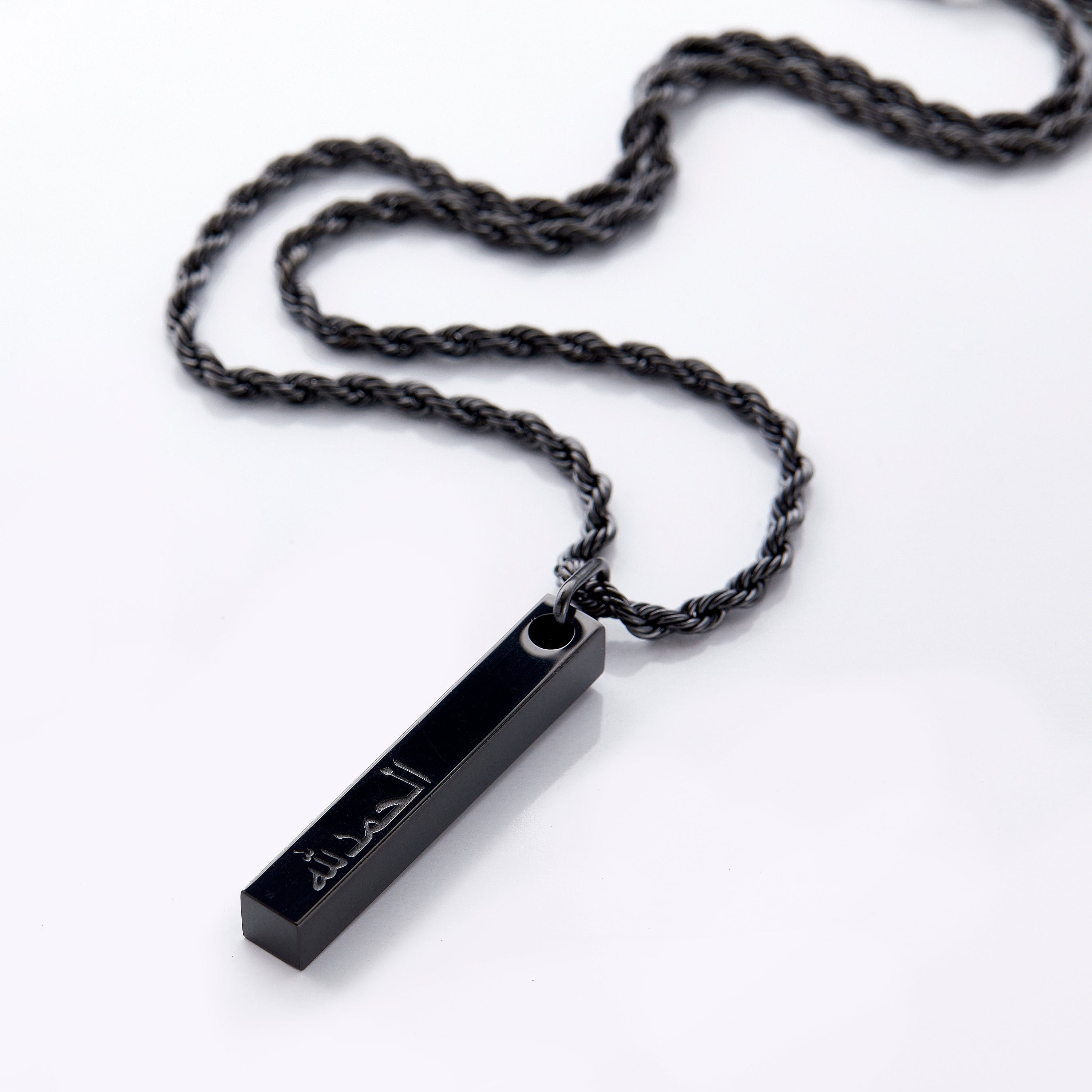 Necklace/Key Ring Razor Blade Silver