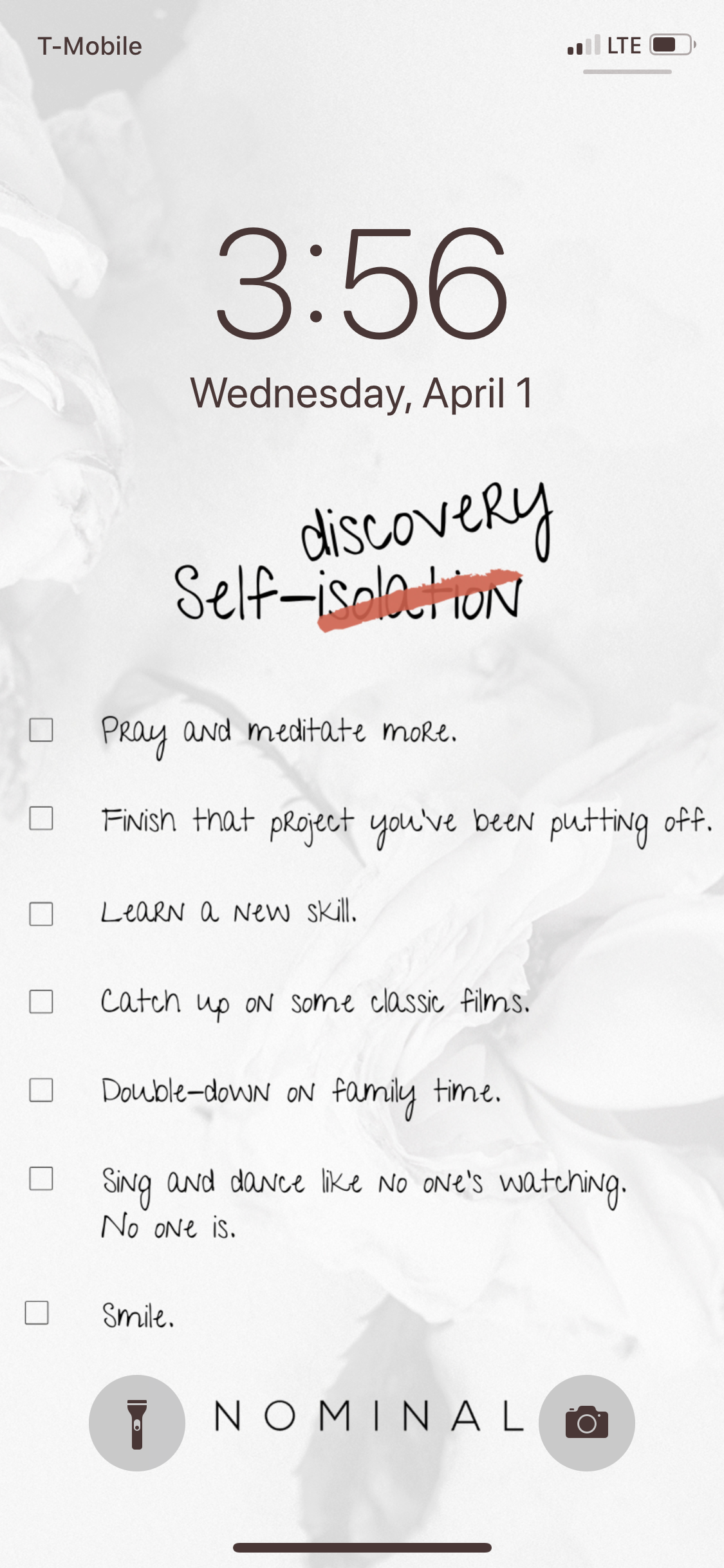 MMW: April - Self Discovery