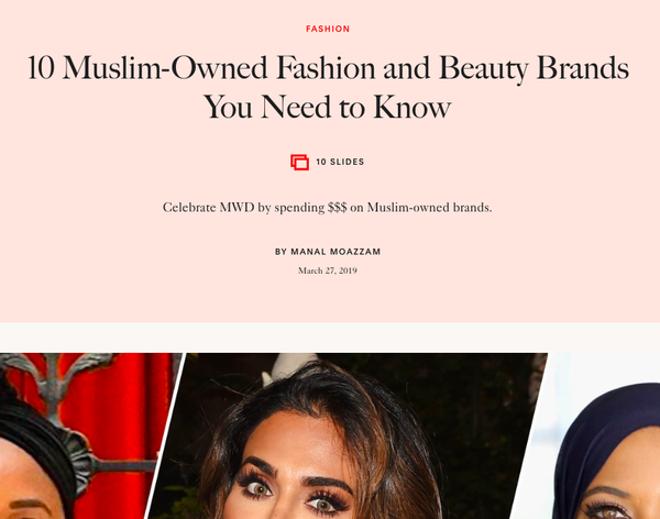 Allure | 10 Muslim-Owned Fashion and Beauty Brands You Need to Know