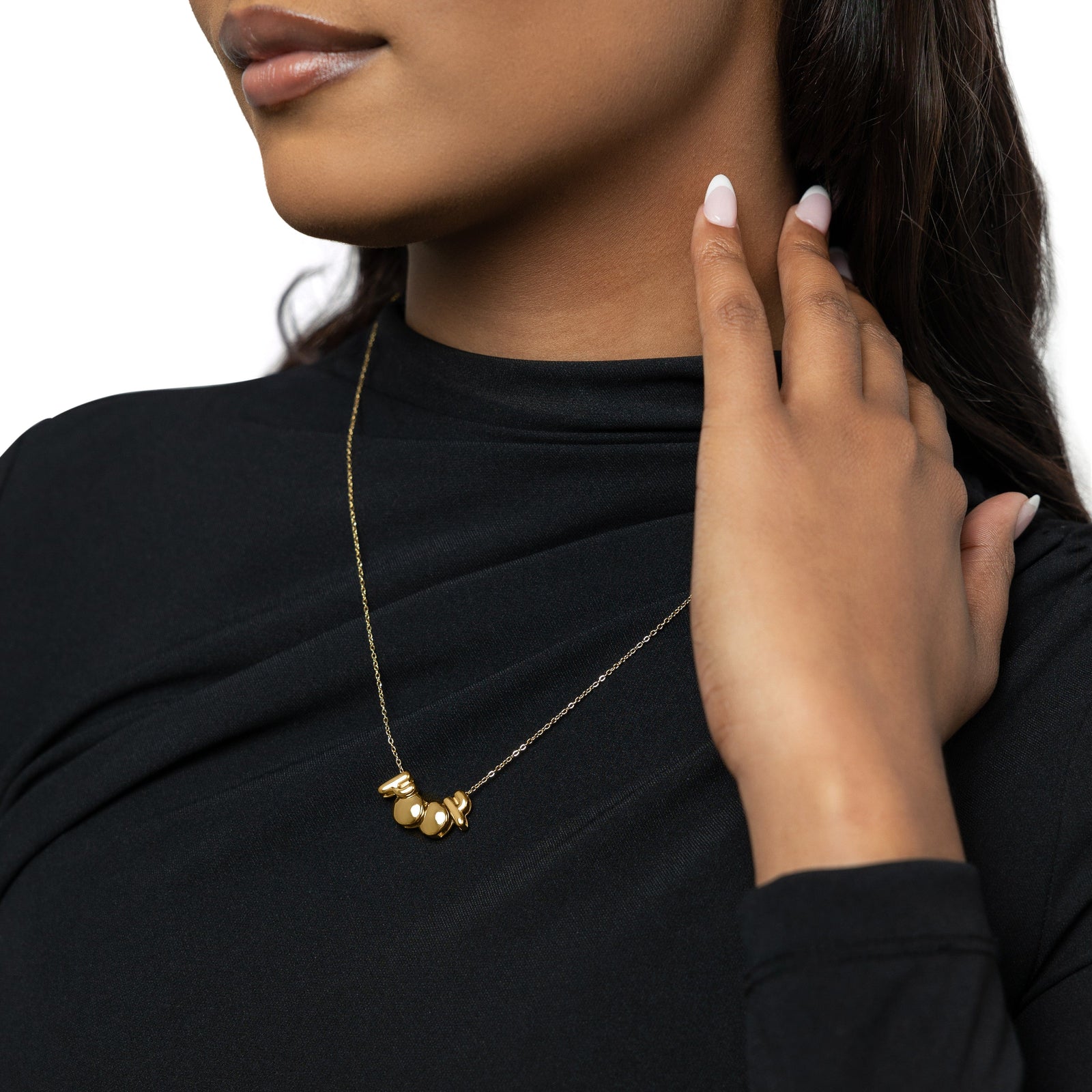 Arabic Bubble Birthyear Necklace - Nominal