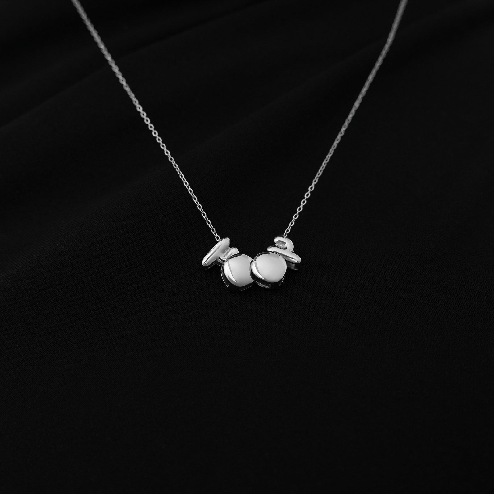 Arabic Bubble Birthyear Necklace - Nominal