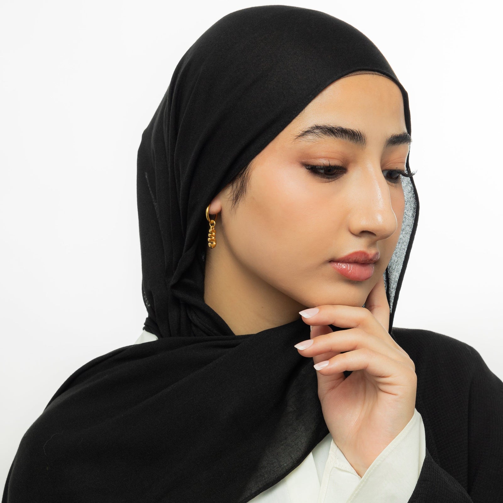 Arabic Bubble Letter Earrings - Nominal