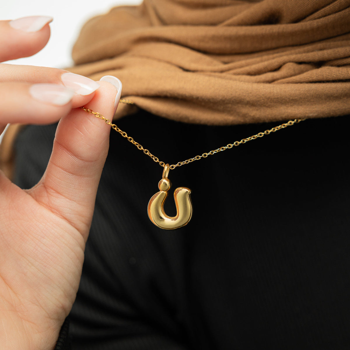 Arabic Bubble Letter Necklace - Nominal