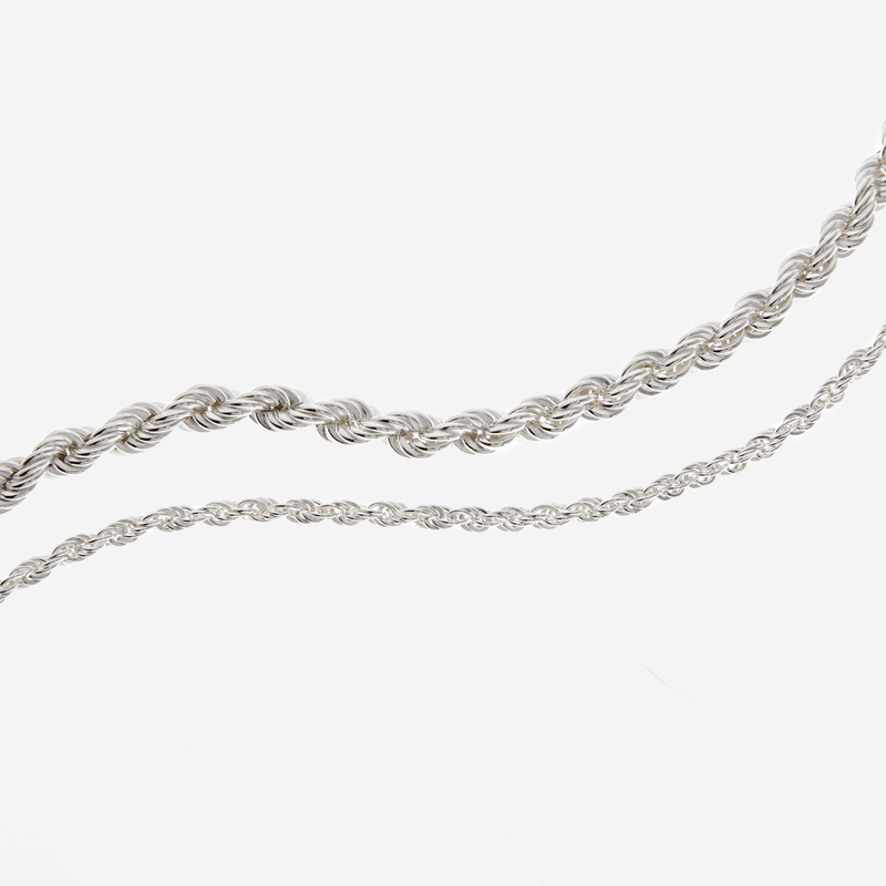 Rope Chain Bracelet  | Sterling Silver - Nominal