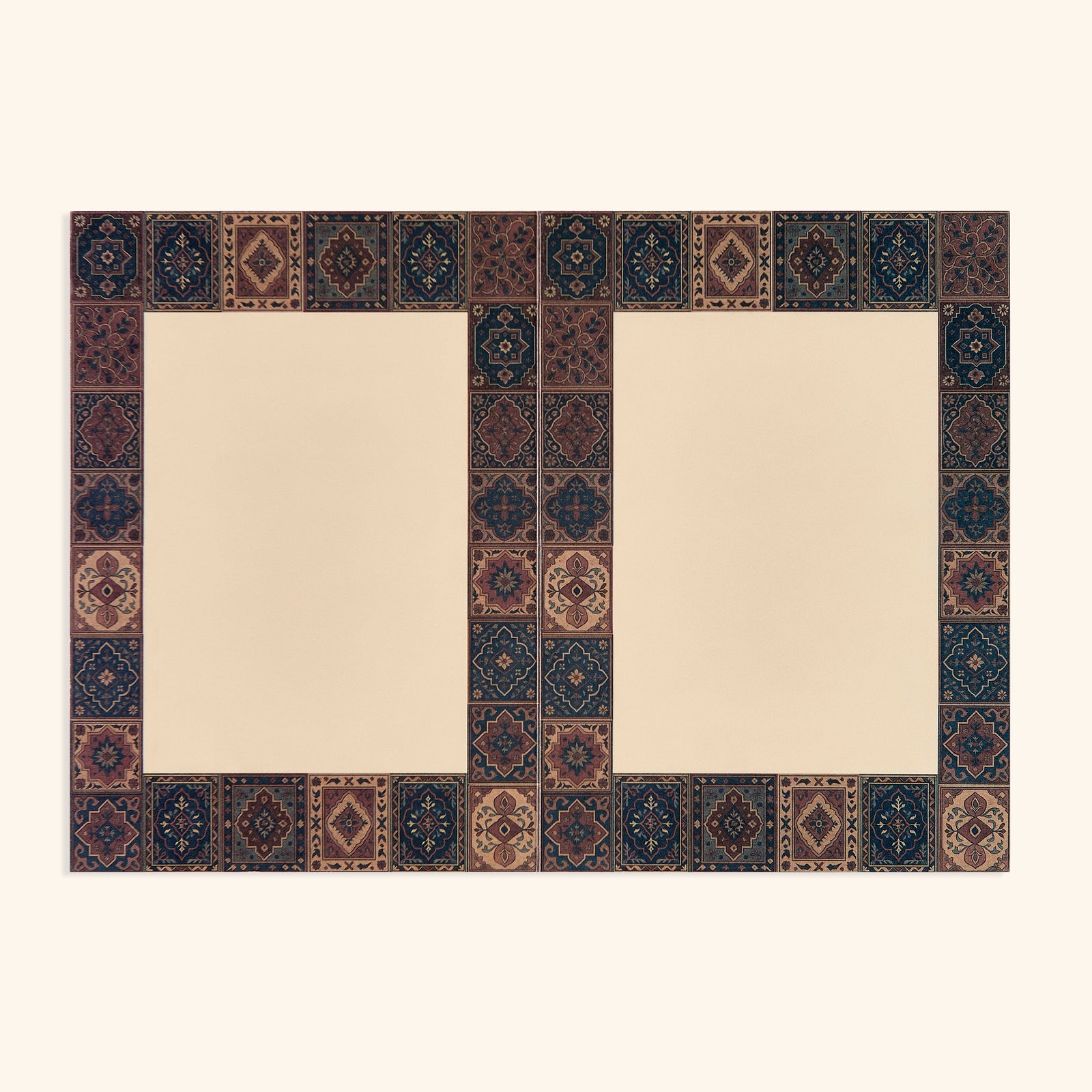 Blank inside of the Persian Rugs Greeting Card