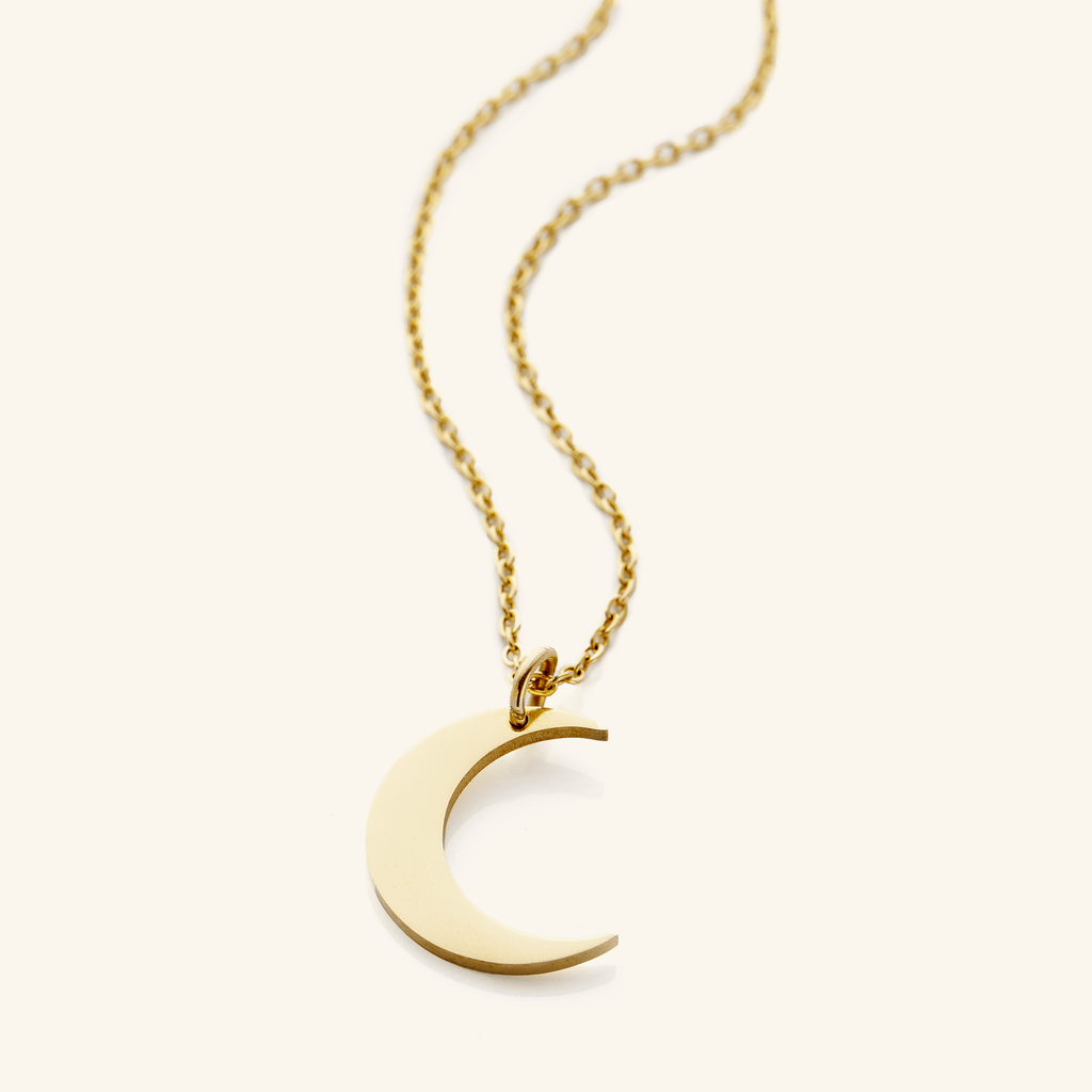 Crescent Moon Necklace Nominal