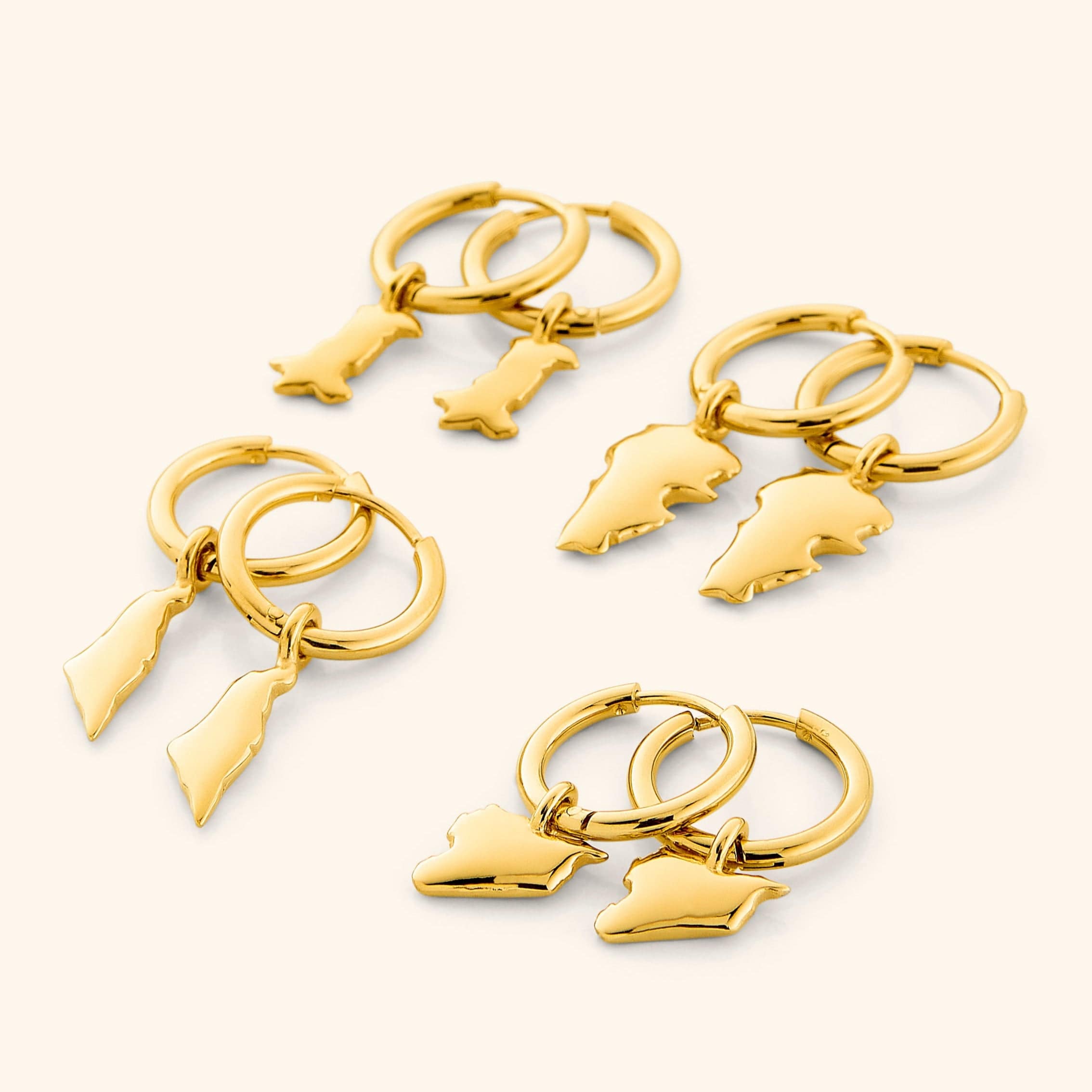 Country Map Hoops | Nominal