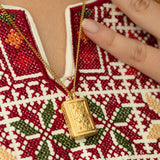 Damask Keepsake Necklace