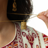 Damask Keepsake Necklace