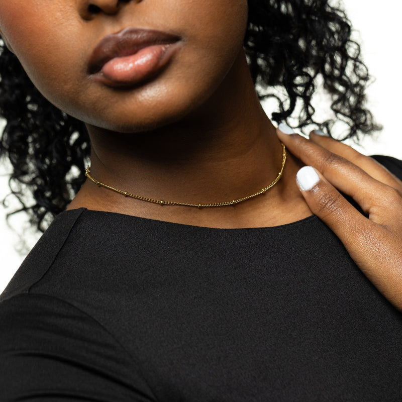 Dotted Chain Choker - Nominal