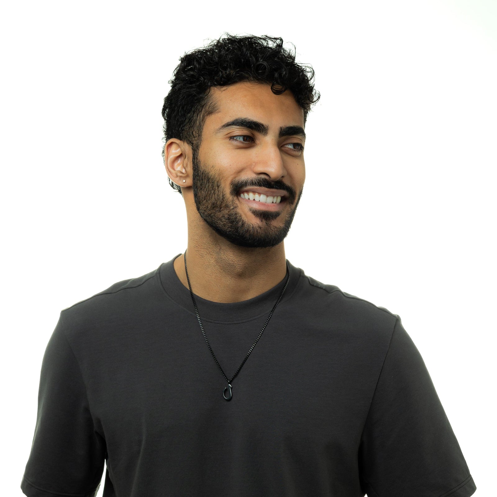 Hanging Arabic Letter Necklace | Men - Nominal