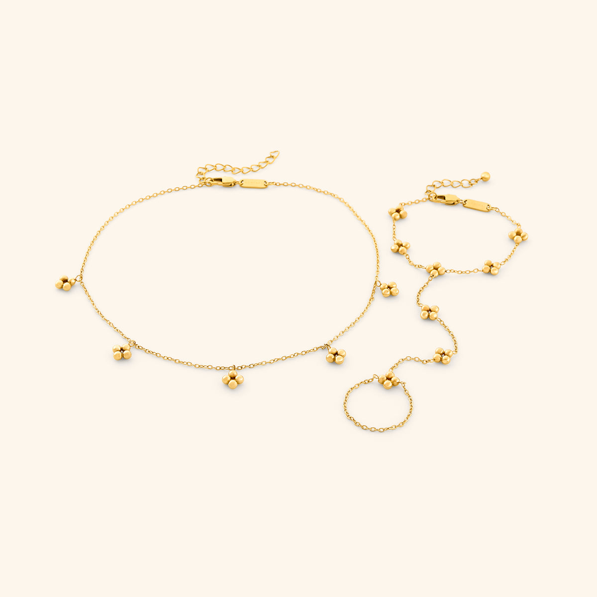 Henna Hand Chain & Choker Set - Nominal