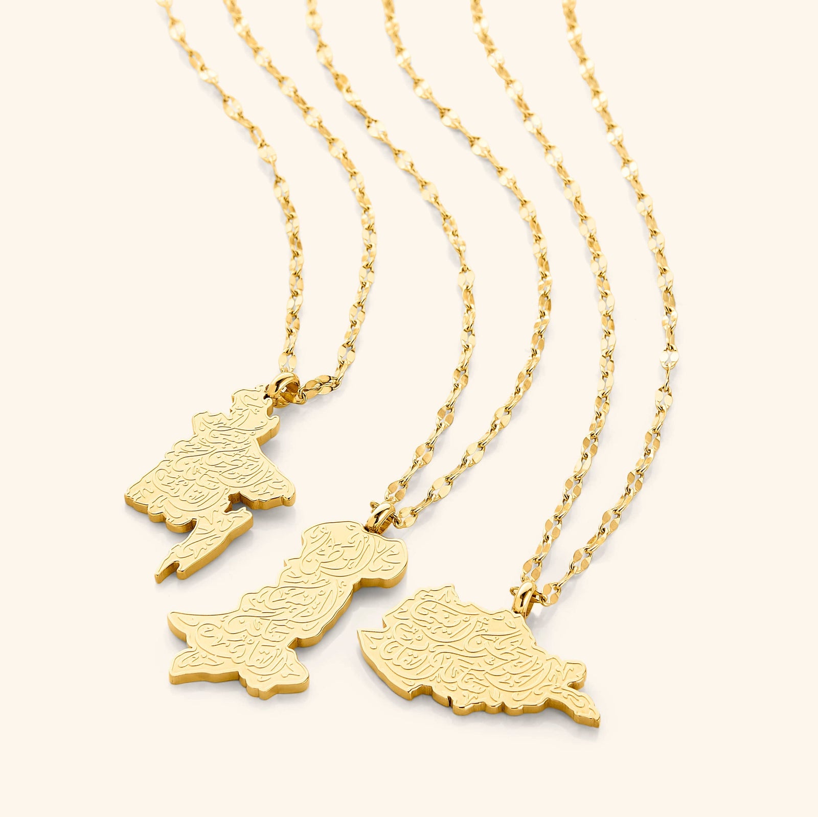 "Home is Where the Heart is" Map Necklace | Women - Nominal