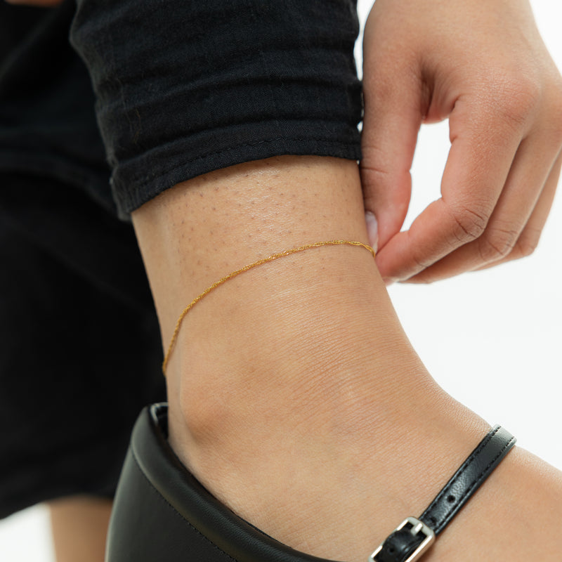 Micro Twisted Anklet