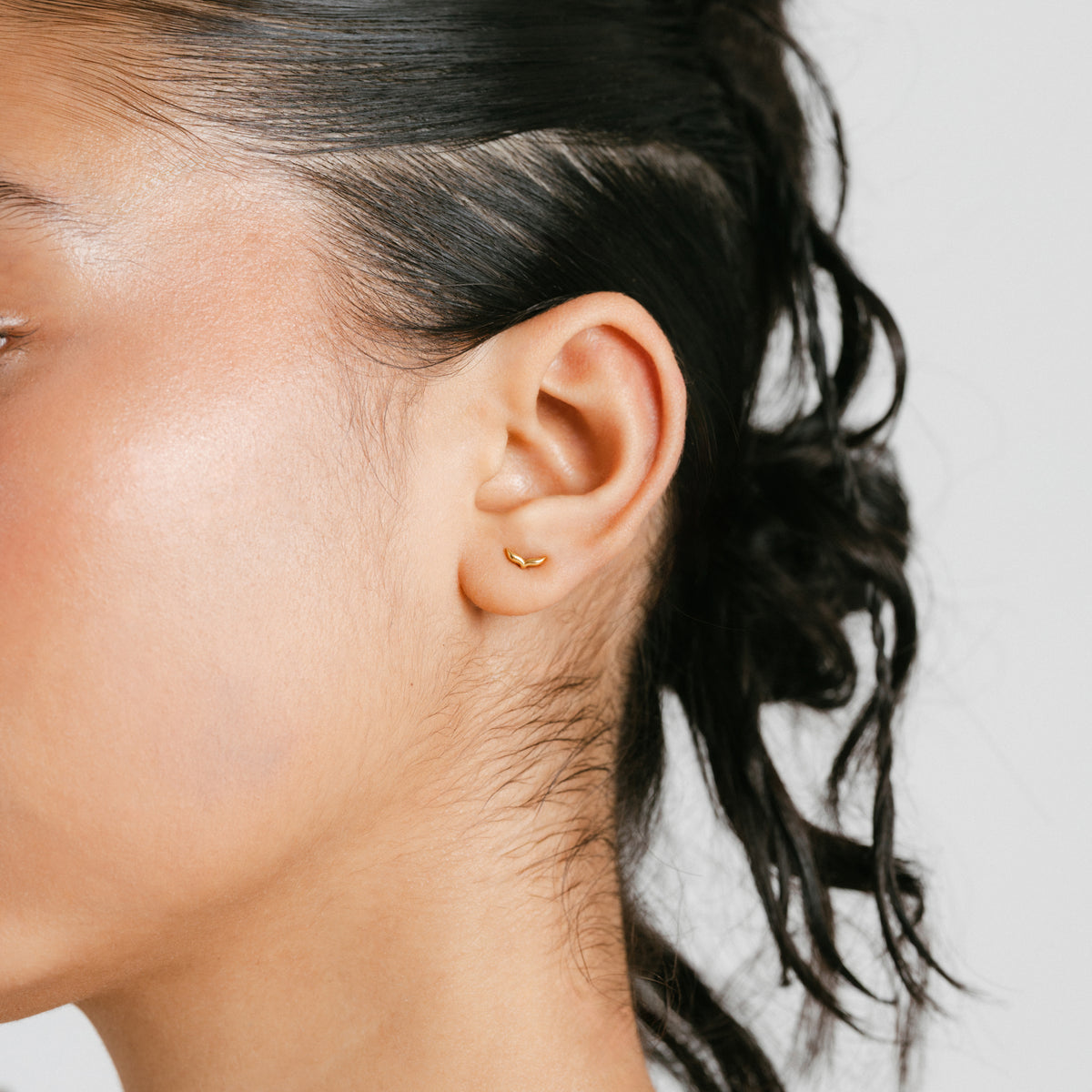 Keffiyeh Olive Branch Studs
