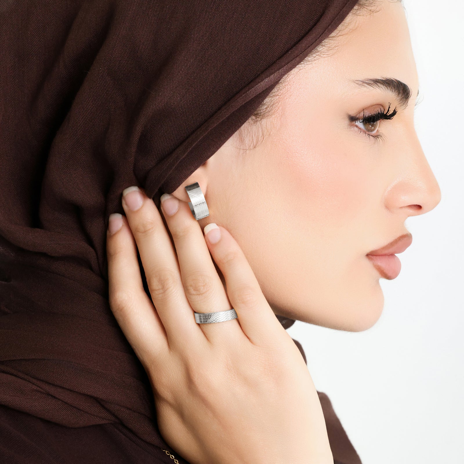 Keffiyeh Chunky Hoop