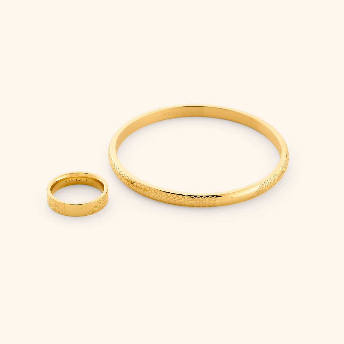 Keffiyeh Ring & Bangle Set - Nominal