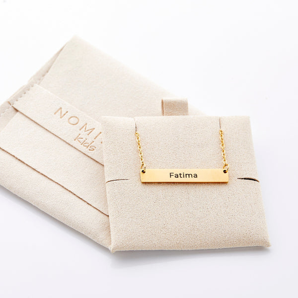 Custom Plate Necklace | Girls - Nominal
