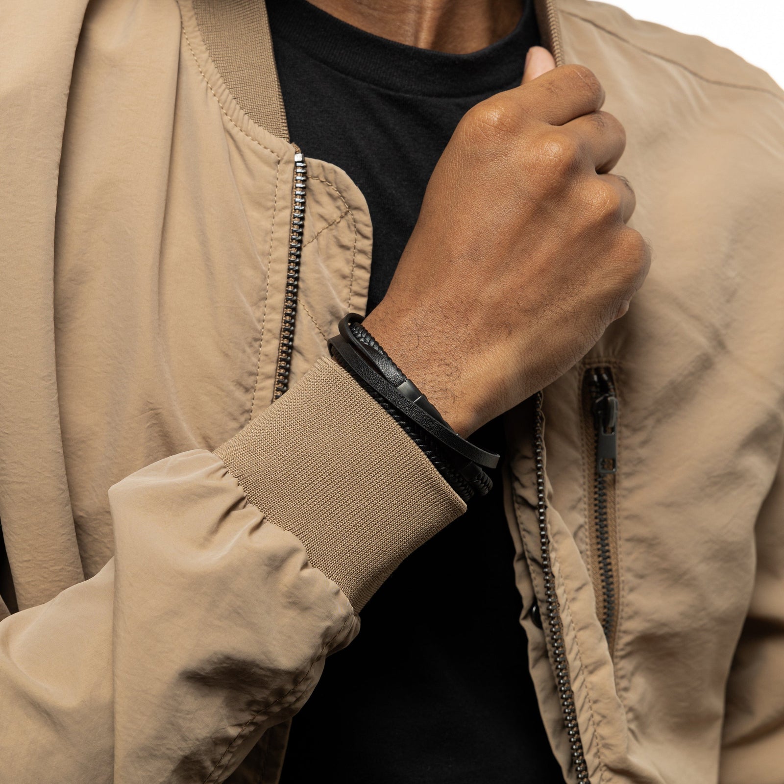Layered Leather Bracelet | Men - Nominal