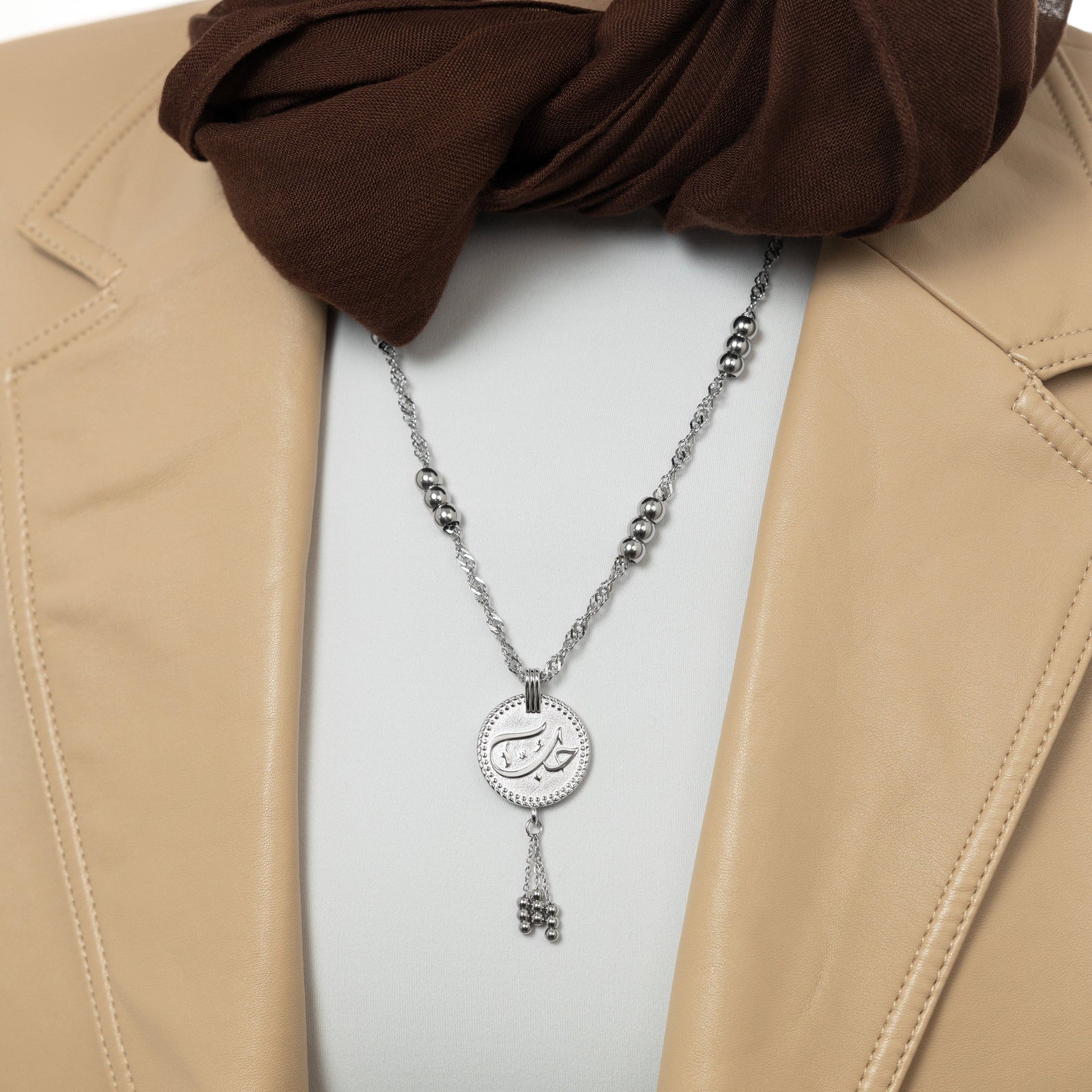 "Love" Vintage Coin Necklace - Nominal