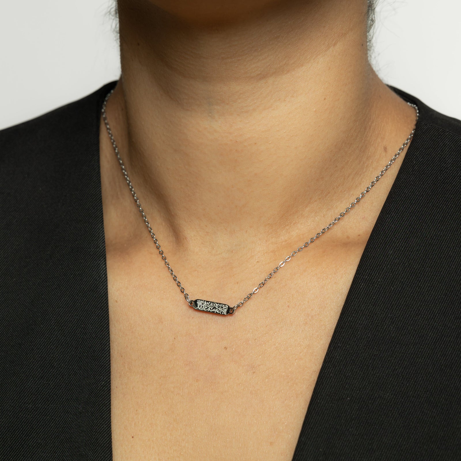 Love Yourself First Necklace Silver Nominal