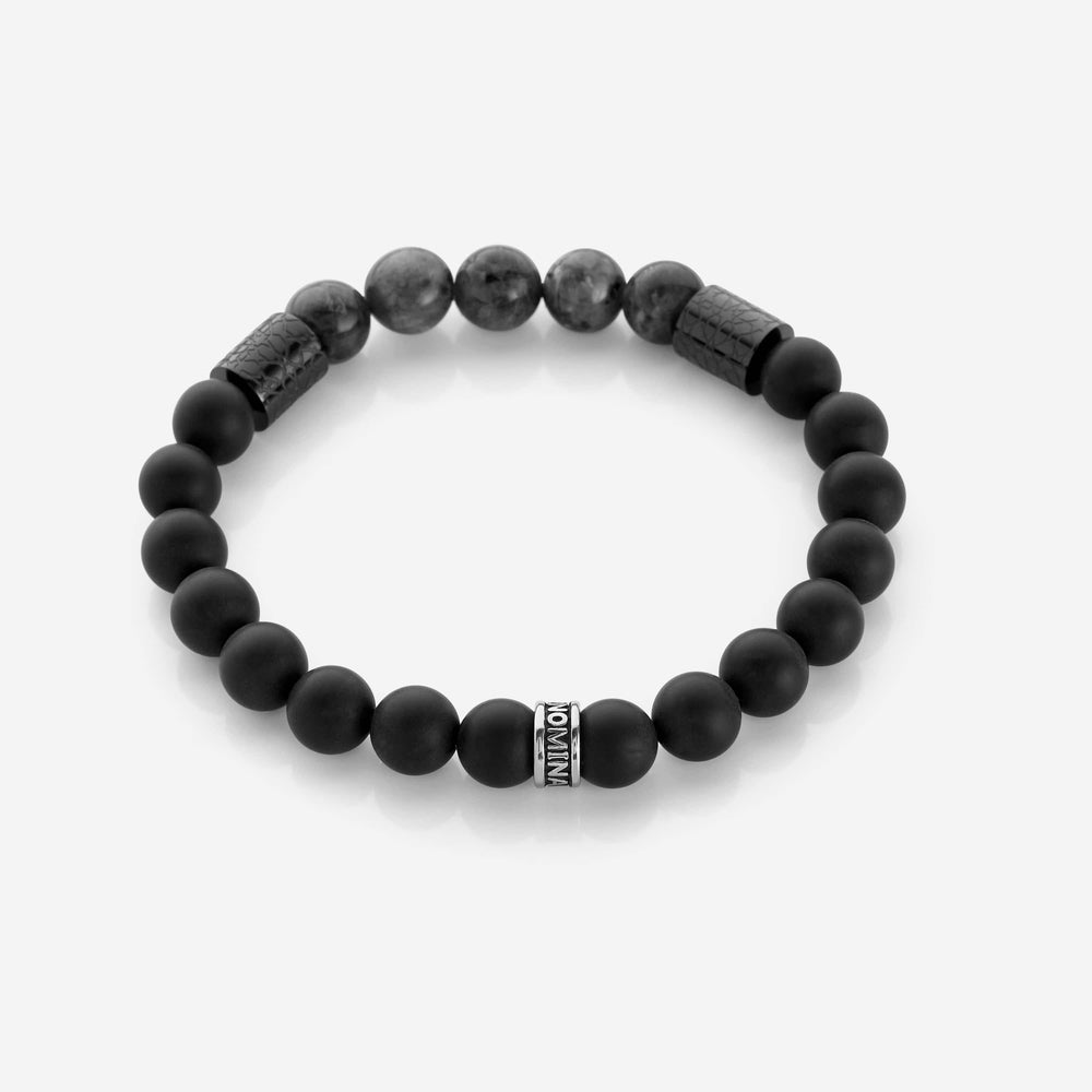 Shadow Stone Bead Bracelet Nominal