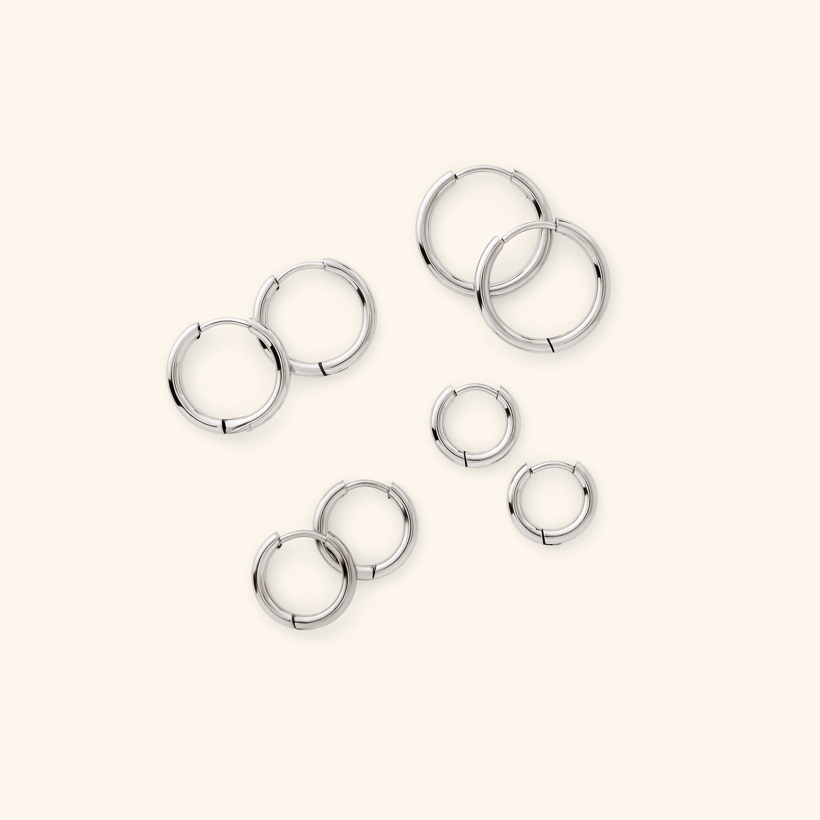 Mini Hoop Earrings Set