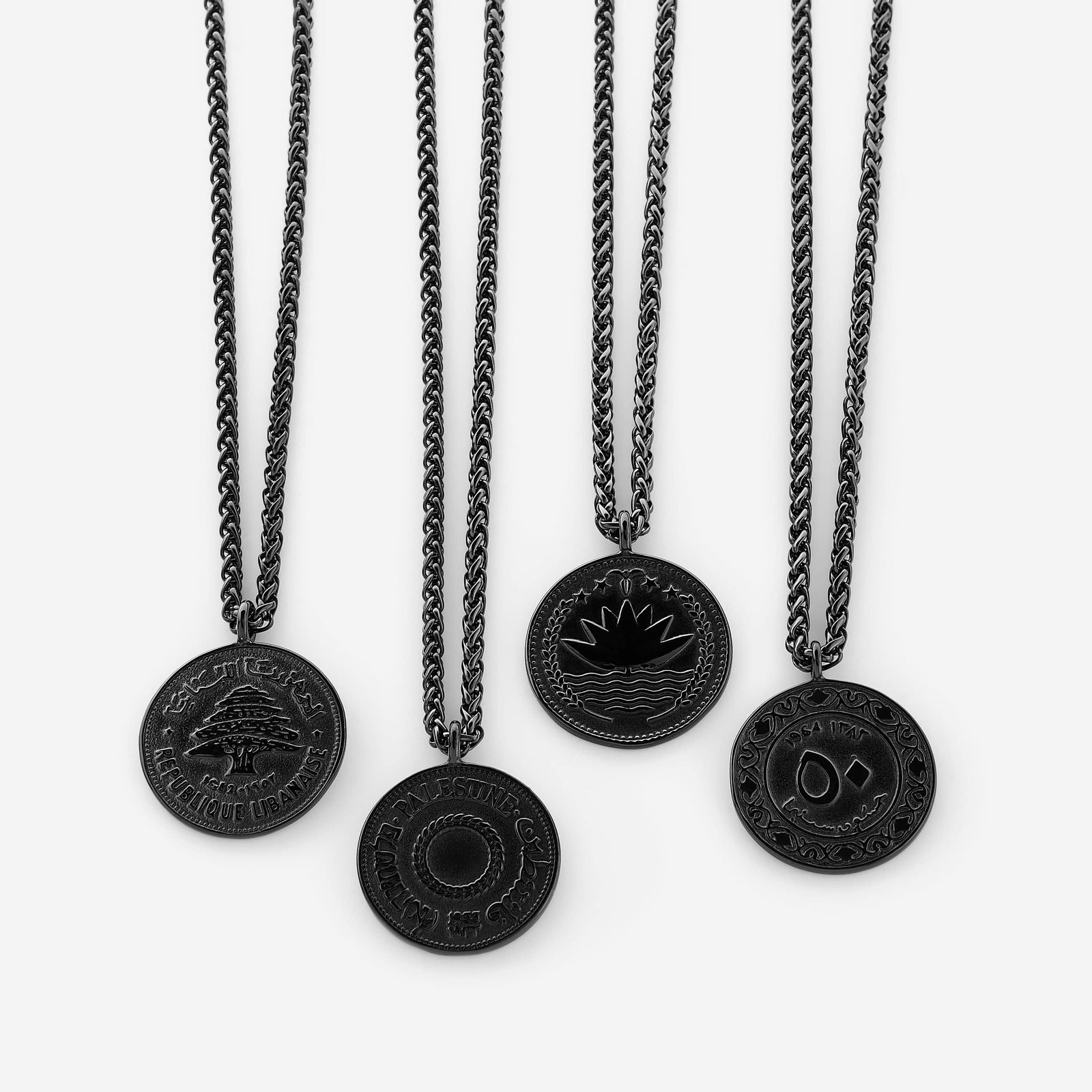 Country Coin Necklace | Men - Nominal