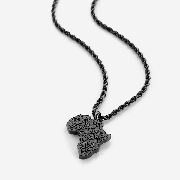 "Home is Where the Heart is" Map Necklace | Men