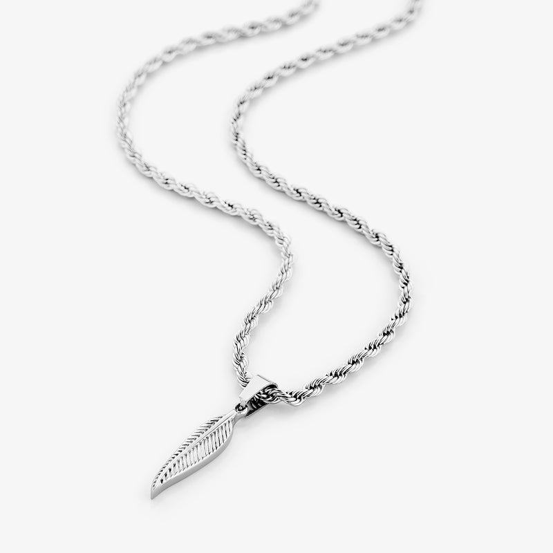 Miniature Feather Necklace | Men