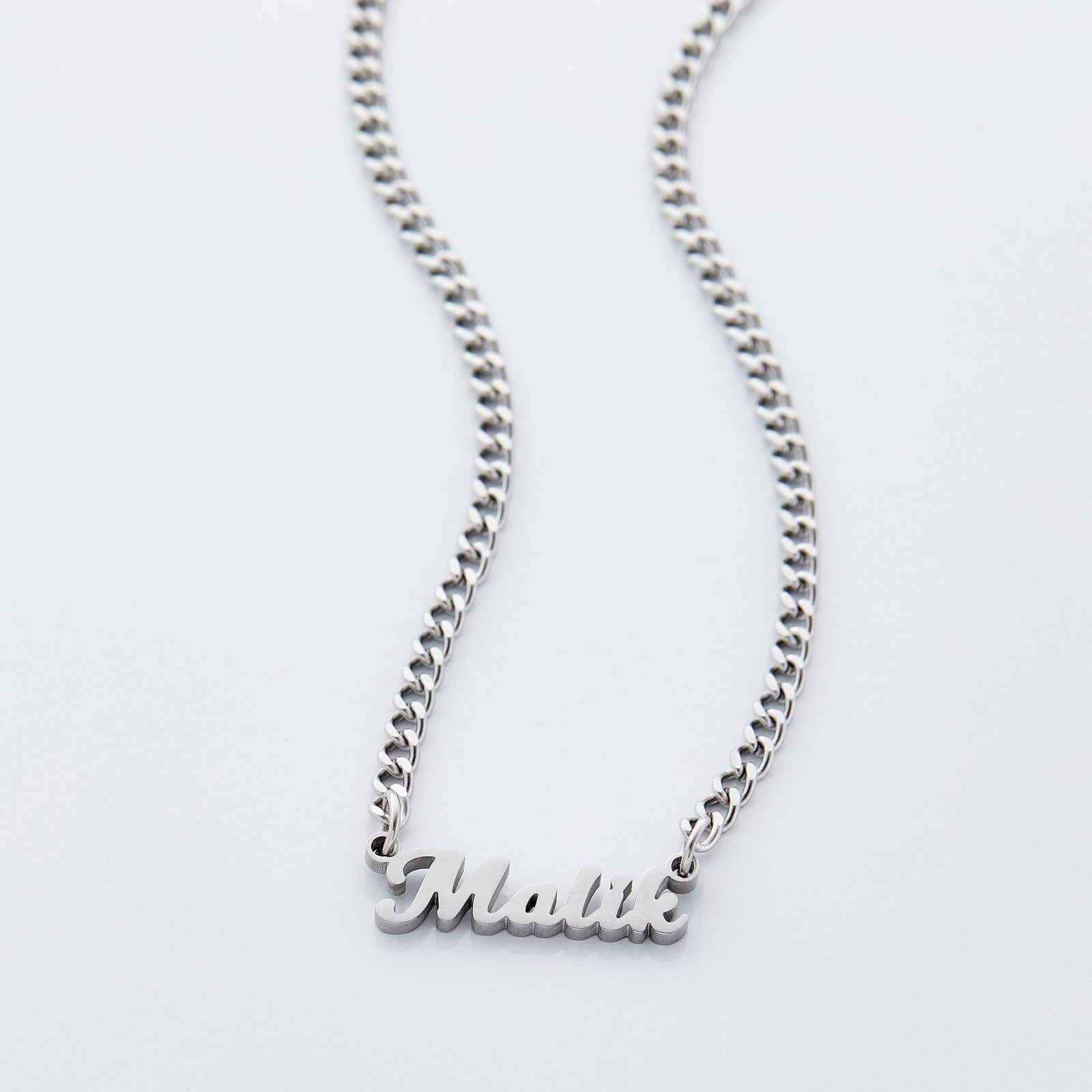 Custom fashion silver necklace