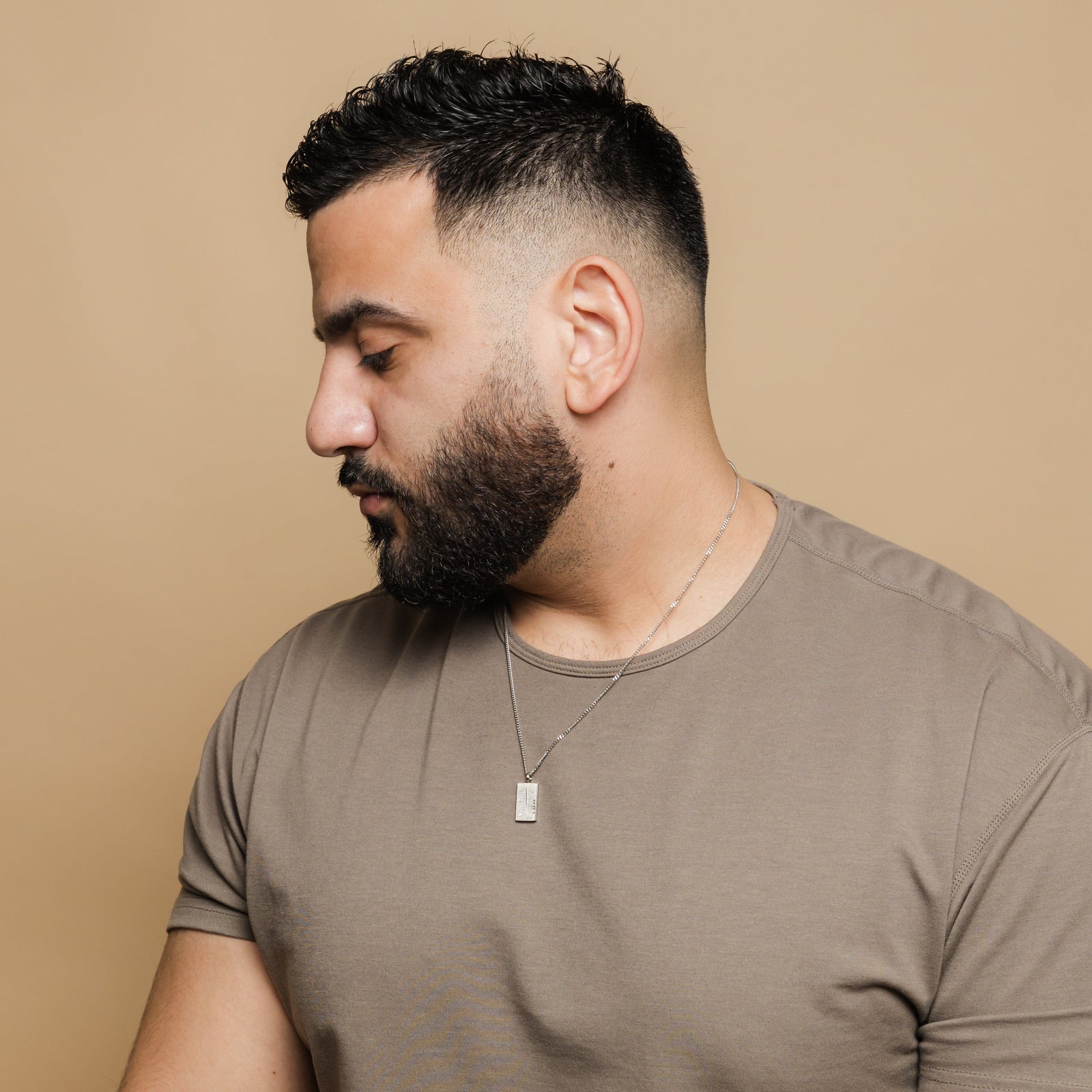'4 Qul' Tag Necklace | Men - Nominal