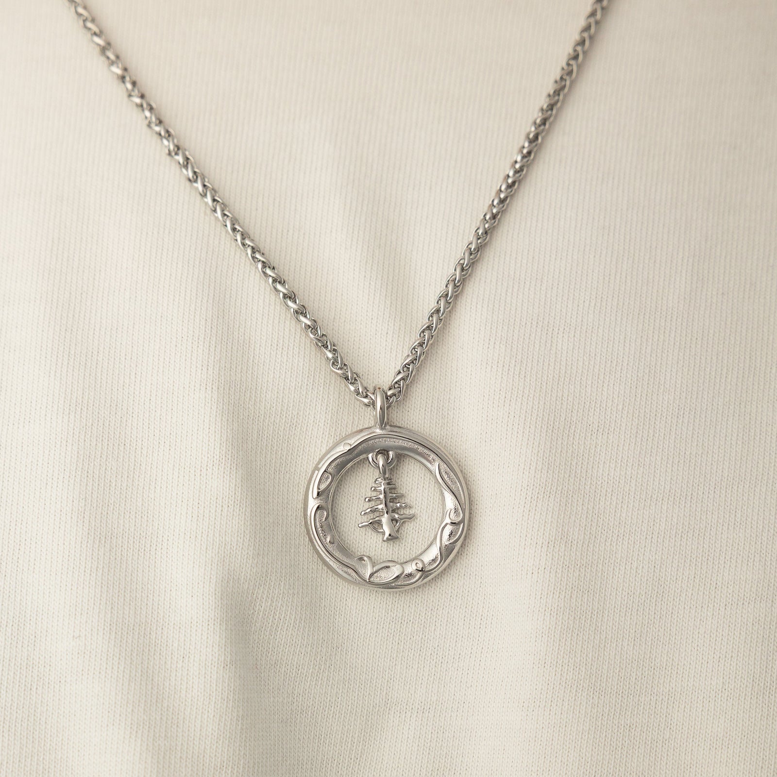 Love of the Homeland Lebanon Cedar Necklace | Men - Nominal