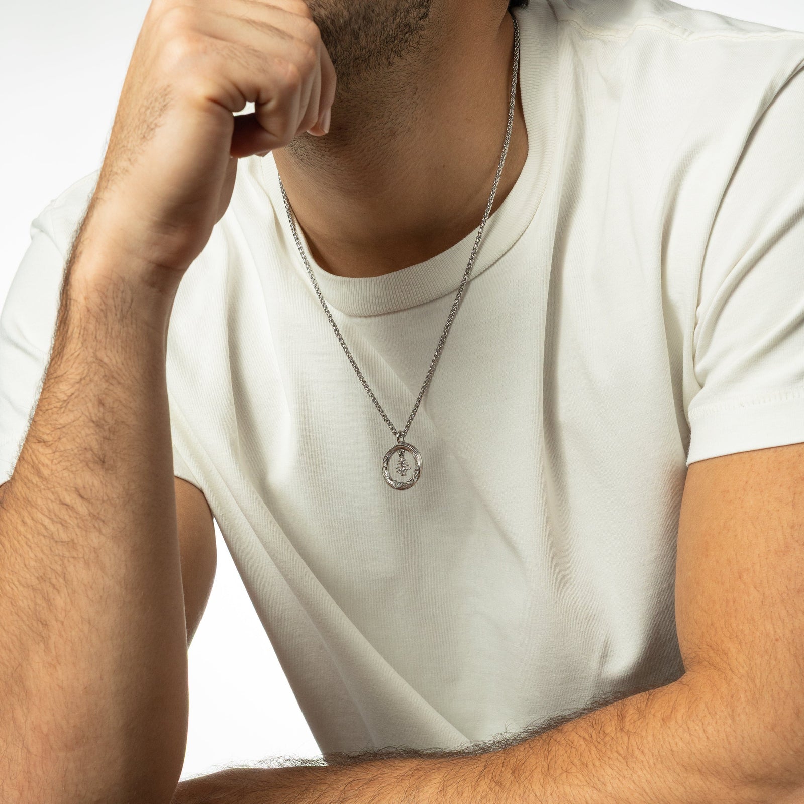 Love of the Homeland Lebanon Cedar Necklace | Men - Nominal