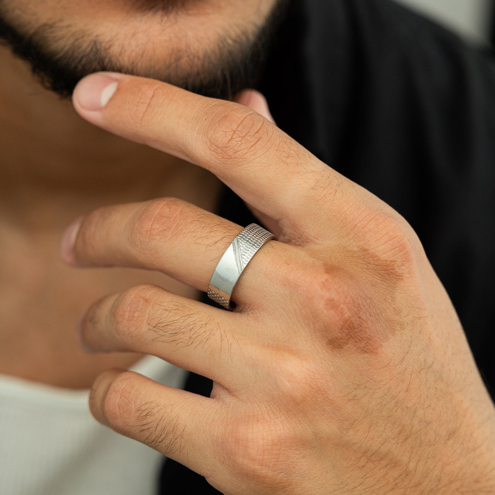 Silver Do Guys Wear Rings On Right Hand Wedding Ring Silver Thumb