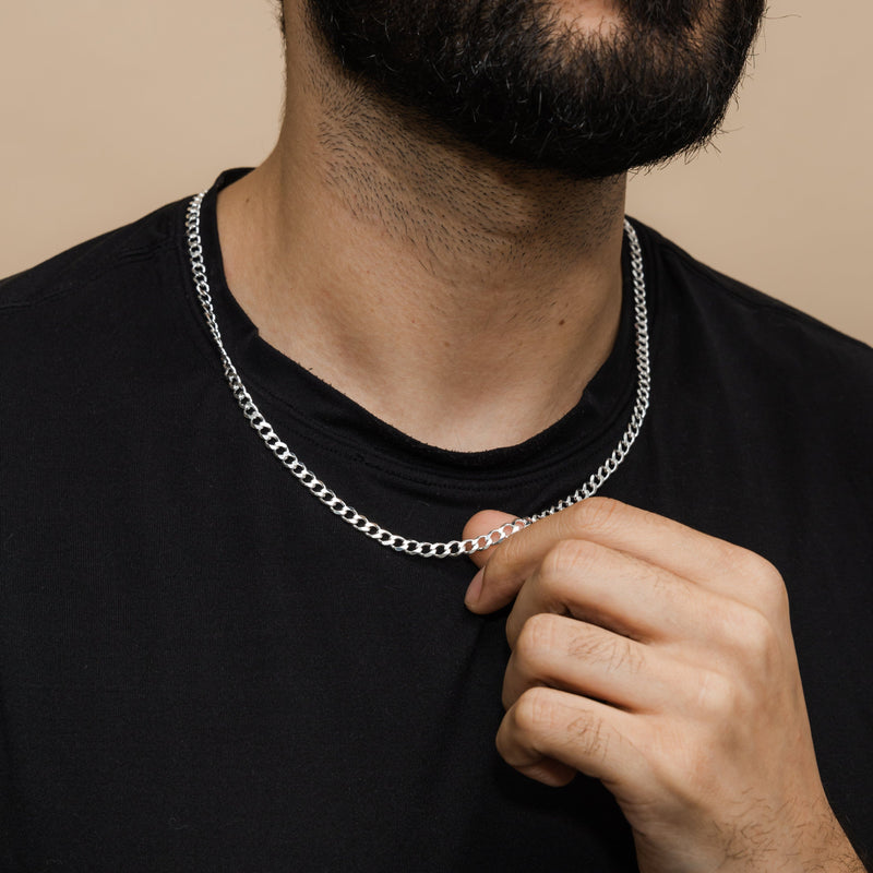 Cuban Chain Necklace | Sterling Silver - Nominal
