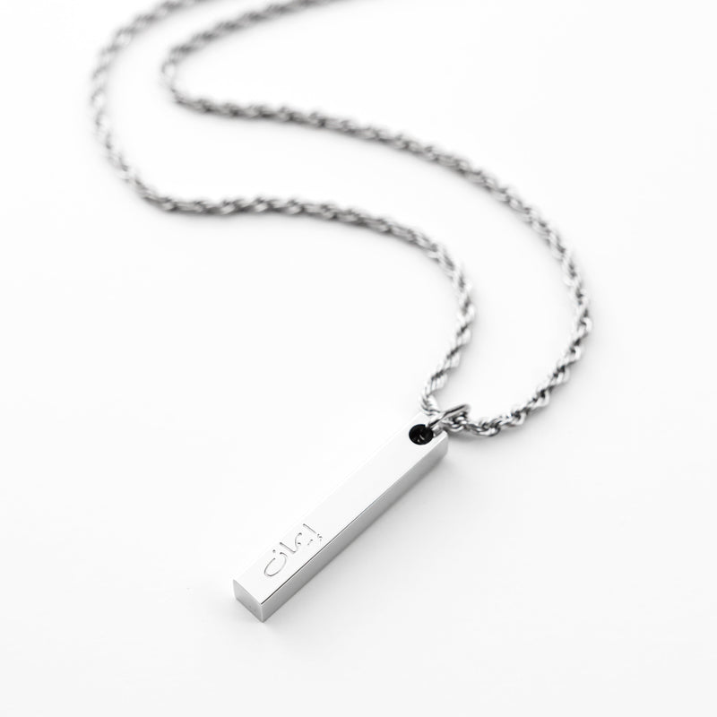 Faith 3D Bar Necklace | Men - Nominal