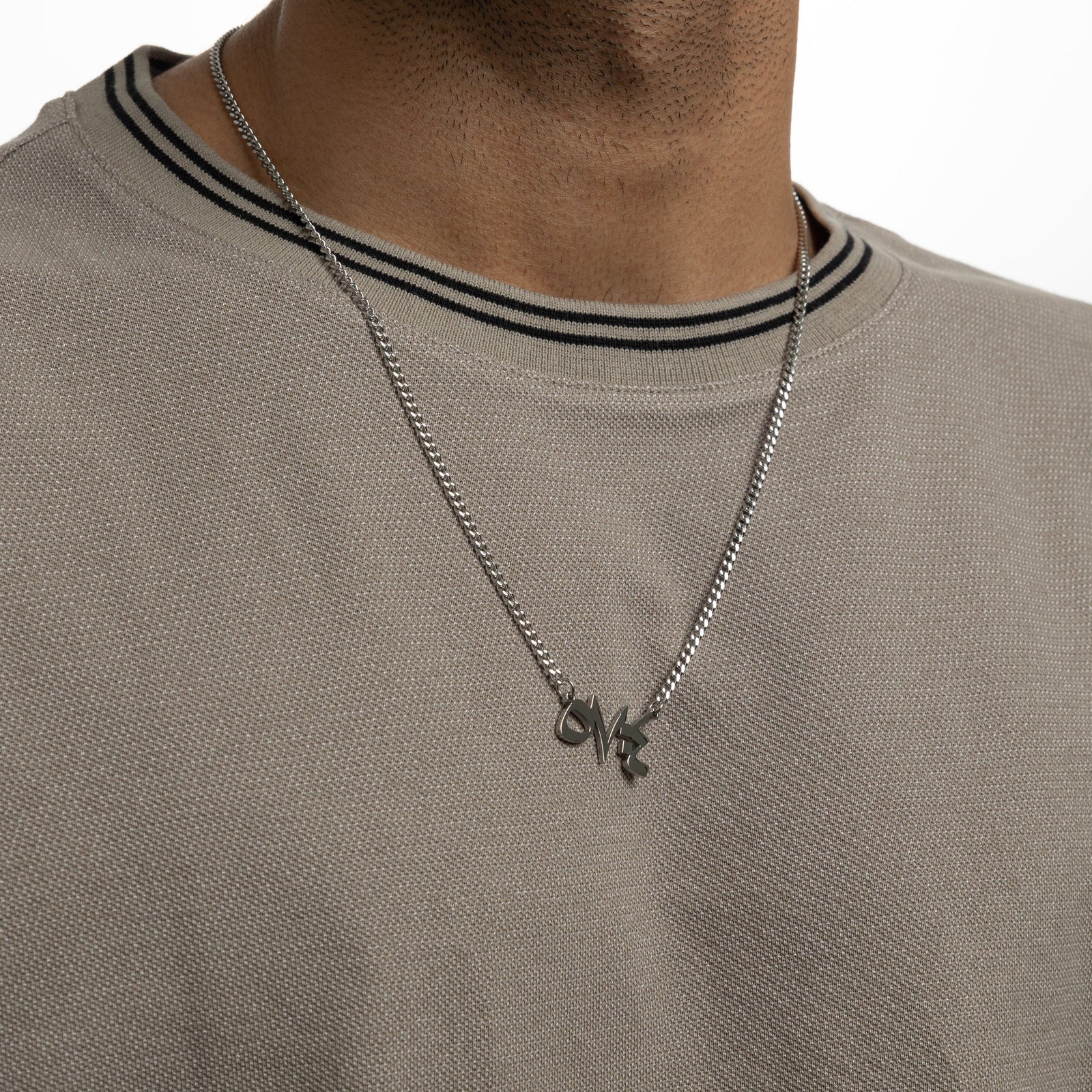 'He is with you wherever you are' Verse Necklace | Men - Nominal