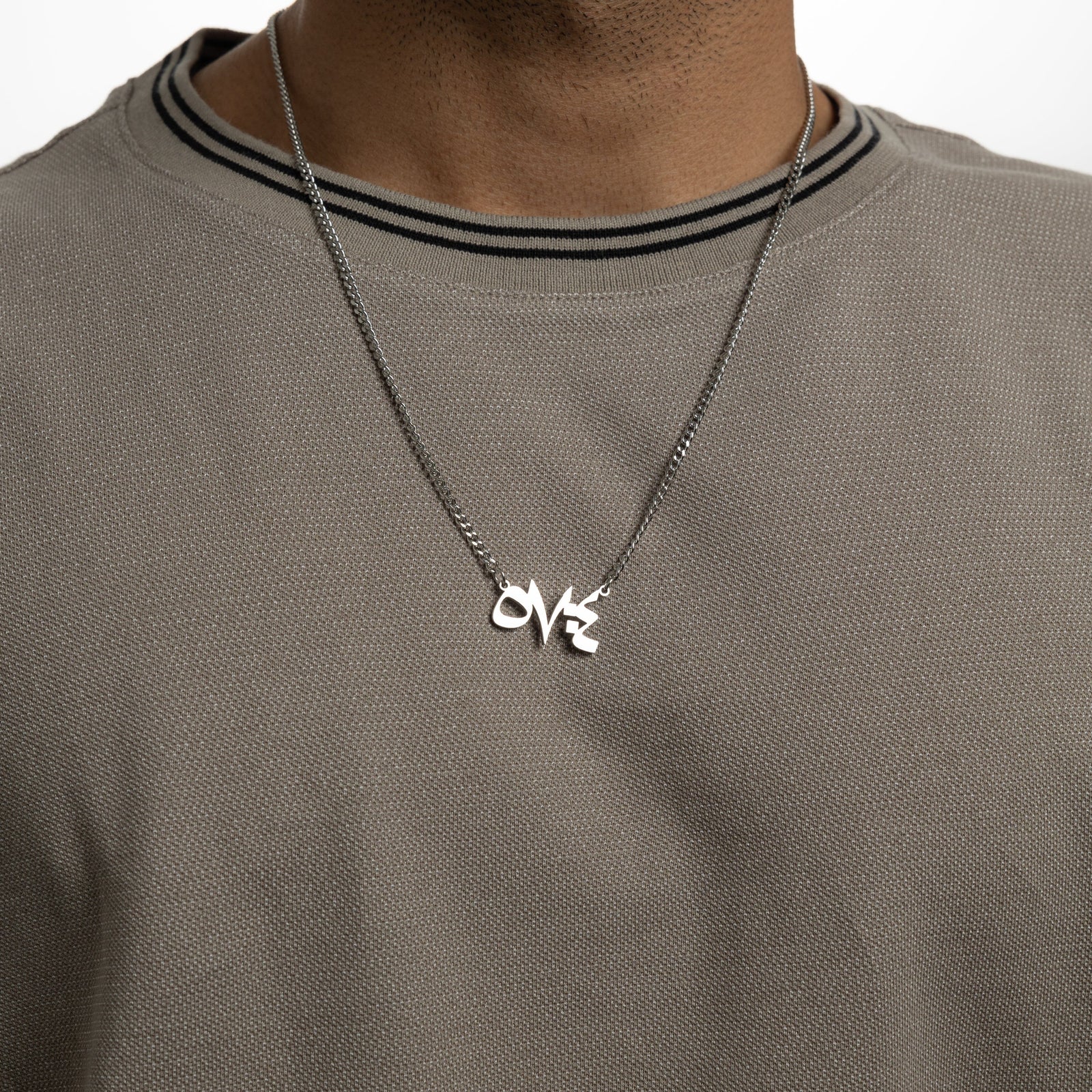 'He is with you wherever you are' Verse Necklace | Men - Nominal
