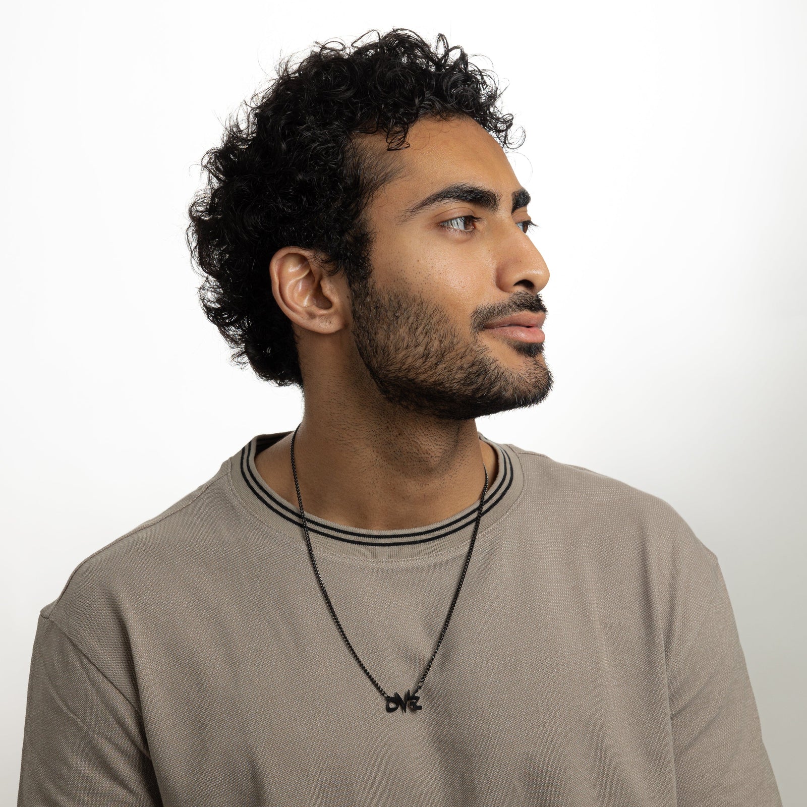 'He is with you wherever you are' Verse Necklace | Men - Nominal