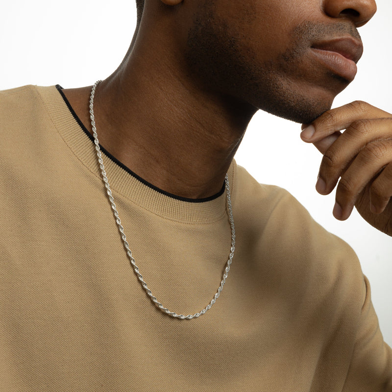 Rope Chain Necklace  | Sterling Silver - Nominal