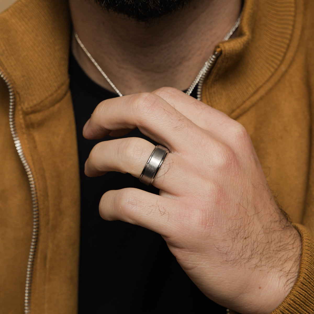 Textured Band | Tungsten - Nominal
