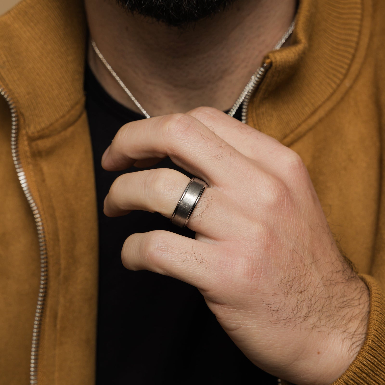 Textured Band | Tungsten - Nominal
