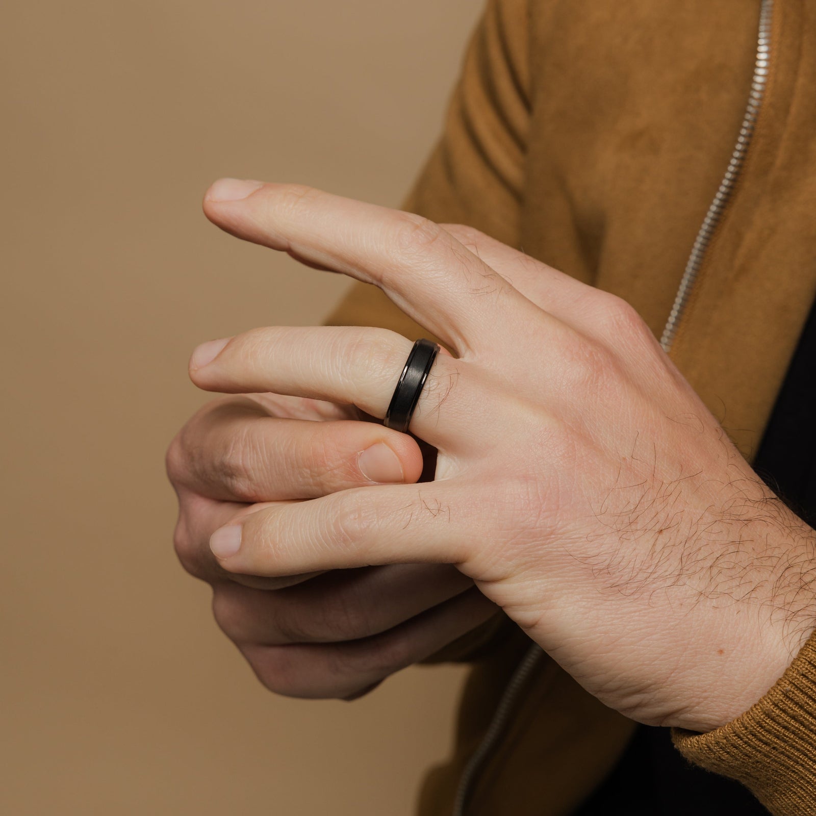 Textured Band | Tungsten - Nominal