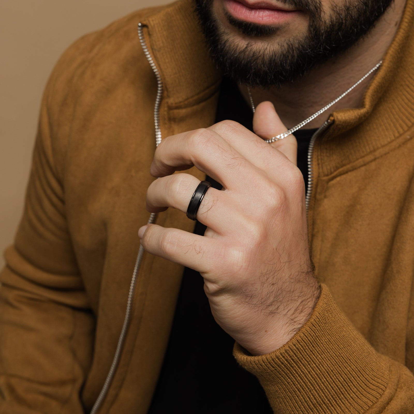 Textured Band | Tungsten - Nominal