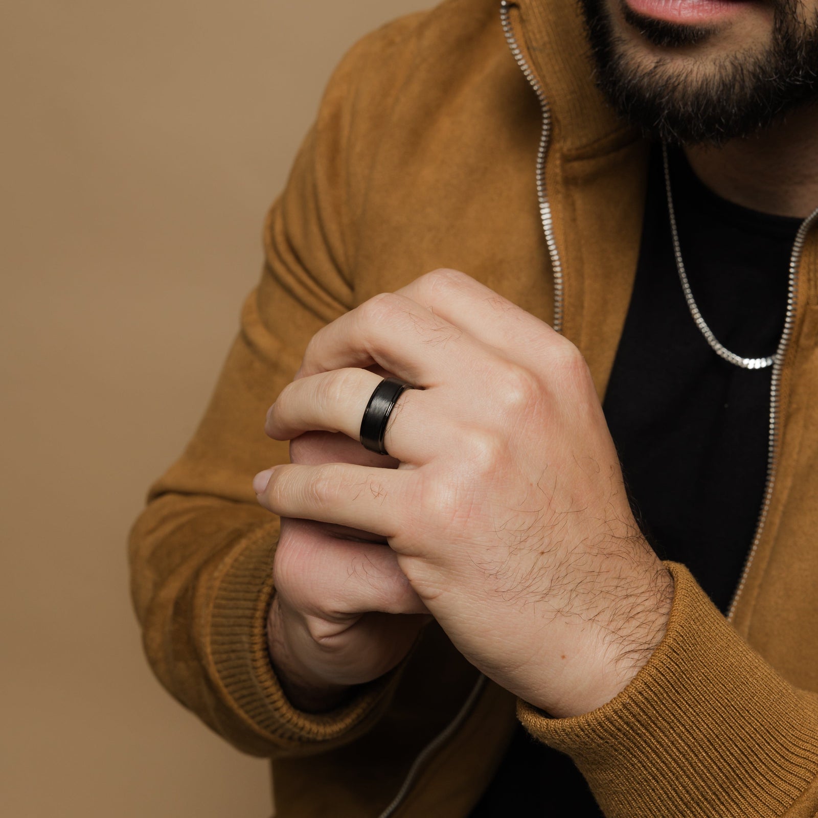 Textured Band | Tungsten - Nominal