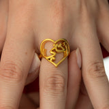 "My Sister" Heartbeat Ring